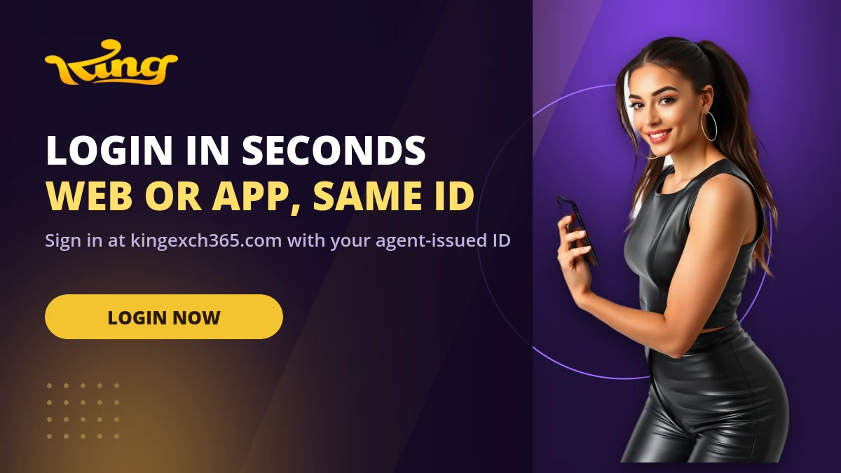 King Exchange 365 login with the same ID on web and app